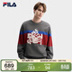 FILA 斐樂(lè )官方馬上起飛情侶款套頭衛衣2026春季休閑寬松純棉針織上衣