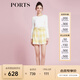 PORTS寶姿商場(chǎng)同款早春新款女裝維希格紋短褲SD8P015PFQ079 柔和黃 XS (2)