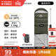 Naturehike挪客信封帶帽睡袋秋冬加厚成人戶(hù)外露營(yíng)防寒保暖睡袋 中空棉/艾葉青(U150)