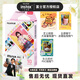 富士（FUJIFILM） instax 拍立得 mini 相紙 相機花邊相紙用于mini7+/7s/7c/8/9/11/12/40/90/EVO/liplay等型號 10張花花+相冊+相框+冰箱貼