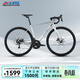喜德盛2025款RC300公路自行車(chē)碟剎鋁合金車(chē)架上班通勤代步車(chē) 銀/灰 520mm