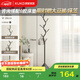 顧家家居（KUKA）S型單根衣帽架輕松收納橄欖狀掛鉤YMJ-034S型衣帽架啞光黑28*175