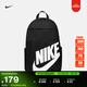 耐克實(shí)用訓練雙肩包冬季拉鏈口袋收納拼接網(wǎng)眼書(shū)包NIKE DD0559 010黑/黑/白 均碼