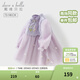 戴維貝拉（DAVE＆BELLA）兒童連衣裙春裝新款中國風(fēng)女童漢服裙女寶寶網(wǎng)紗裙小童裙子 灰紫色【現貨】 100 cm（建議身高90-100cm）