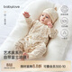babylove【安心柔】嬰兒連體衣春秋款男女寶寶和尚服新生兒哈衣爬服衣服