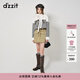 DZZIT地素長(cháng)袖針織衫春秋復古法式學(xué)院風(fēng)海軍領(lǐng)刺繡女 白色 M