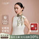 上海故事真絲絲巾100%桑蠶絲足12姆米婦女節禮物禮盒送媽媽長(cháng)輩生日禮物女