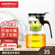 金灶（KAMJOVE） 飄逸杯泡茶壺大容量飄逸杯耐熱玻璃過(guò)濾茶具專(zhuān)用泡花茶壺 K-208（900ml）