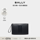 BALLY巴利【尊享折扣】深藍色牛皮革男士手拿包6310280 深藍色 均碼