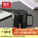 富光馬克保溫杯316不銹鋼帶蓋大容量辦公學(xué)生咖啡茶杯水杯子400ml