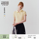 Teenie Weenie小熊女裝POLO衫T恤夏季清新活力時(shí)尚短袖 淺黃色 S