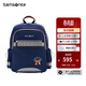 新秀麗（Samsonite）新品學(xué)生書(shū)包新款 1-5年級 抗菌減負分壓大容量背包 TU7 藏藍色