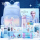 迪士尼（Disney）文具套裝 小學(xué)生書(shū)包兒童水杯文具禮盒學(xué)習用品女孩生日禮物 艾莎公主一年級入學(xué)禮包開(kāi)學(xué)禮物