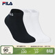 FILA 斐樂(lè )官方男襪低腰襪套裝新款舒適運動(dòng)襪短襪3雙裝襪