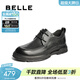 百麗（Belle）質(zhì)感商務(wù)鞋男商場(chǎng)同款真皮內增高休閑皮鞋8CF01DM3預售 黑色-內增高 42 (260mm)