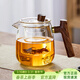 憶壺茶（YIHUTEA） 茶壺玻璃泡茶壺大容量煮茶壺實(shí)木把水壺茶水分離茶具 【透明加厚】沐茗壺550ml