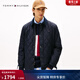 Tommy Hilfiger【防水】秋冬男美式潮流菱格燈芯絨襯衫領(lǐng)輕薄棉服夾克外套 藏青色DW5 2XL （推薦：180-200斤）