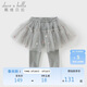 戴維貝拉女童裙褲兒童洋氣褲子春裝小童寶寶彈力打底褲