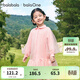 巴拉巴拉【balaOne】童裝兒童連衣裙女童2026新款春裝襯衫網(wǎng)紗裙短裙 芭蕾粉00366 120
