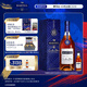 馬爹利（Martell）藍帶XO級 干邑白蘭地 洋酒  法國進(jìn)口 送禮佳選 藍帶 500mL 1瓶 +50ml