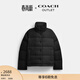 蔻馳（COACH）奧萊女士經(jīng)典標志羽絨夾克外套羽絨服戶(hù)外保暖 黑色 XS