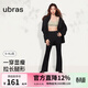 ubras虞書(shū)欣同款輕柔空氣層修身微喇收腹瑜伽打底喇叭褲女可外穿 微喇打底褲-黑色 M