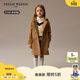 Teenie Weenie  Kids小熊童裝秋冬季款男女童寶寶柔軟舒適羊毛混紡大衣 米色 140 cm