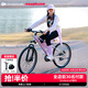 KinderKraftKK兒童自行車(chē)6-12-15歲學(xué)生單車(chē)青少年男女孩山地車(chē)24寸紫變速