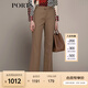 PORTS 寶姿秋冬新款女裝通勤日常小腳休閑褲長(cháng)褲LM9P087LWF102 卡布奇諾 M (6)