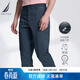諾帝卡（NAUTICA）男裝春夏款棉氨混紡柔軟親膚帶彈簡(jiǎn)約易打理休閑長(cháng)褲男PE3121 湛藍4JN（231） 32