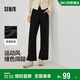 森馬（Semir）休閑褲女撞色肌理長(cháng)褲運動(dòng)風(fēng)春季2025抽繩闊腿褲百搭109125127002