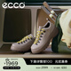 愛(ài)步（ECCO）休閑鞋女 輕盈舒適百搭厚底增高單鞋牛皮女鞋 蹤跡220713 巖石灰22071355294 37