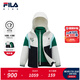 FILA【斐護科技】斐樂(lè )兒童童裝棉服2026年春季新款男童小童兩件套 云白色-WT 130