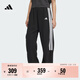 adidas休閑寬松毛圈運動(dòng)褲香蕉褲女裝秋季阿迪達斯官方輕運動(dòng) 黑色   S