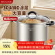 美廚（MAXCOOK）湯鍋304不銹鋼 復底高湯鍋32cm 燃氣爐電磁爐通用MCT4909