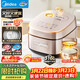 美的（Midea）【政府補貼】電飯煲0涂層風(fēng)動(dòng)稻香4升4-5人無(wú)涂層 IH加熱不銹鋼內膽家用多功能電飯鍋MB-HS453S