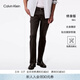 Calvin KleinJeans【免費改褲】四季款男士休閑通勤ck黑色洗水修身微彈牛仔褲 W0J-牛仔黑灰 32