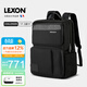 樂(lè )上（LEXON）電腦包17.3英寸筆記本大容量男士雙肩包多隔層書(shū)包旅行包黑色