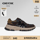 GEOX杰歐適ROBBIE圓頭厚底運動(dòng)低幫時(shí)尚休閑鞋早春男鞋 深咖色 40