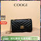 COOGI包包女款新款輕奢侈女士斜跨包生日母親情人節禮物送女友老婆媽媽 黑色