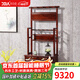 木中央 紅木家具 印尼黑酸枝（學(xué)名：闊葉黃檀）衣帽架 中式實(shí)木鞋柜一體 臥室落地儲物0.6/0.8米 80*40*172鞋帽架