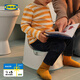 宜家（IKEA）LOCKIG洛奇寶寶馬桶尿盆座便器兒童專(zhuān)用廁所便攜廁所家用 兒童便壺天藍色