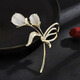 赫蓮娜品牌郁金香胸針女西服配飾飾品胸花女款小眾設計生日情人節禮物 郁金香胸針