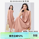 佐丹奴無(wú)袖裙子女夏季新款棉麻綁帶收褶圓領(lǐng)背心連衣裙女13465352