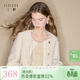 三彩2025冬季新款【100綿羊毛瘦瘦皮草】香風(fēng)毛毛外套短款優(yōu)雅M 米白色 S 155/80A