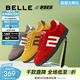 百麗（Belle）學(xué)院風(fēng)跑道賽車(chē)鞋德訓鞋女款商場(chǎng)款薄底板鞋E2K1DCM5預售 紅色 40 (250mm)