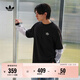 adidas經(jīng)典純棉運動(dòng)上衣圓領(lǐng)短袖T恤男裝夏季阿迪達斯三葉草   黑色   L