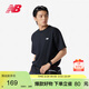 NEW BALANCE T恤男款夏季潮流運動(dòng)休閑舒適透氣短袖MT41509 BK XL