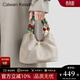 CALWAN KEODH包包女包夏季小包單肩包新中式手提小拎包生日禮物送女友老婆 【米白色】輕奢時(shí)尚百搭實(shí)用走心女生閨蜜