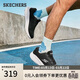 斯凱奇（Skechers）搖搖鞋男鞋春季軟底跑步鞋網(wǎng)面戶(hù)外運動(dòng)鞋休閑健步鞋220382